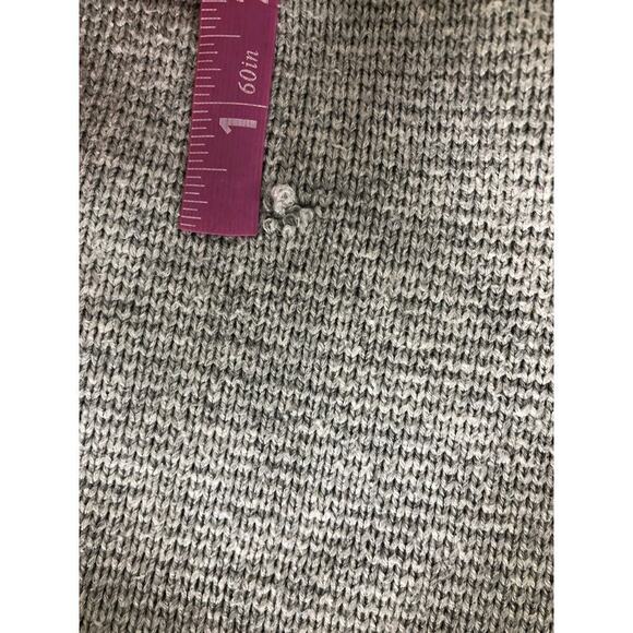 Victor Alfaro Mock Neck Sweater Oversized Gray XL - Picture 13 of 14